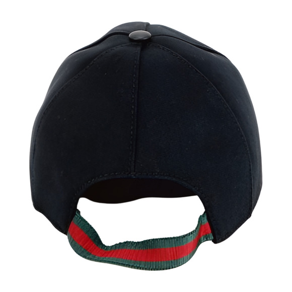 6698 - Gucci Canvas Interlocking G Baseball Cap - Black main image 6